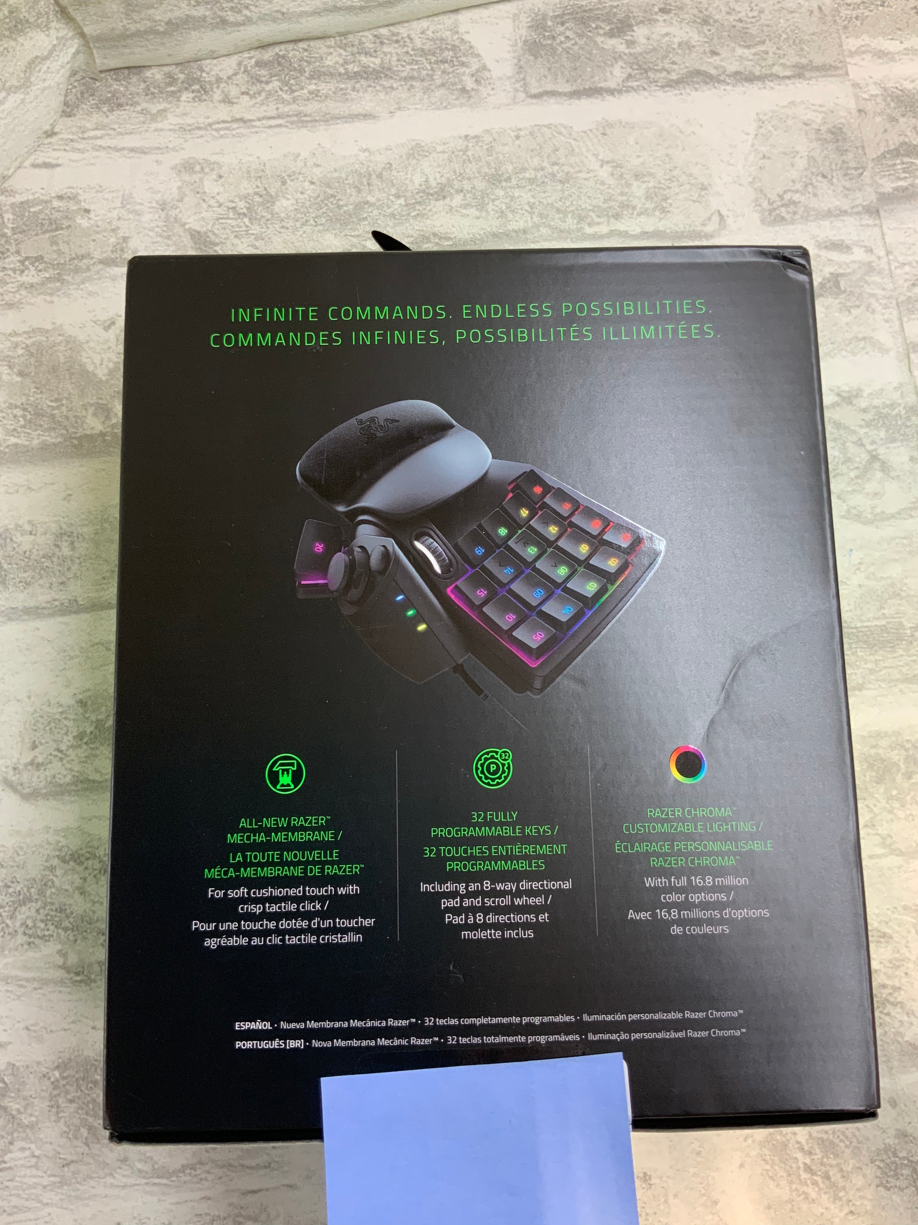 Razer Tartarus v2 Gaming Keypad: Mecha-Membrane Key Switches (7578051543278)